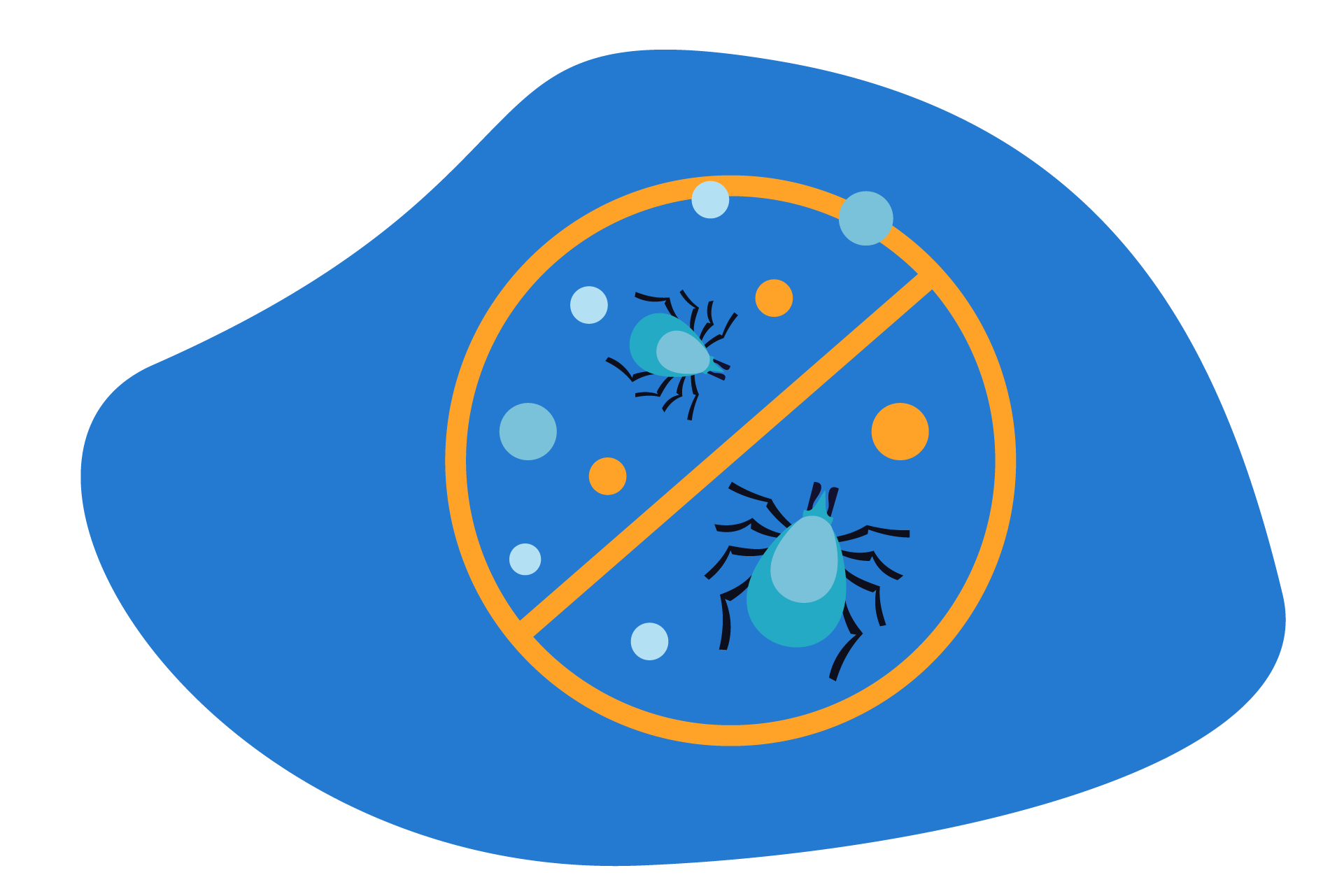 redução da acumulação de bactérias